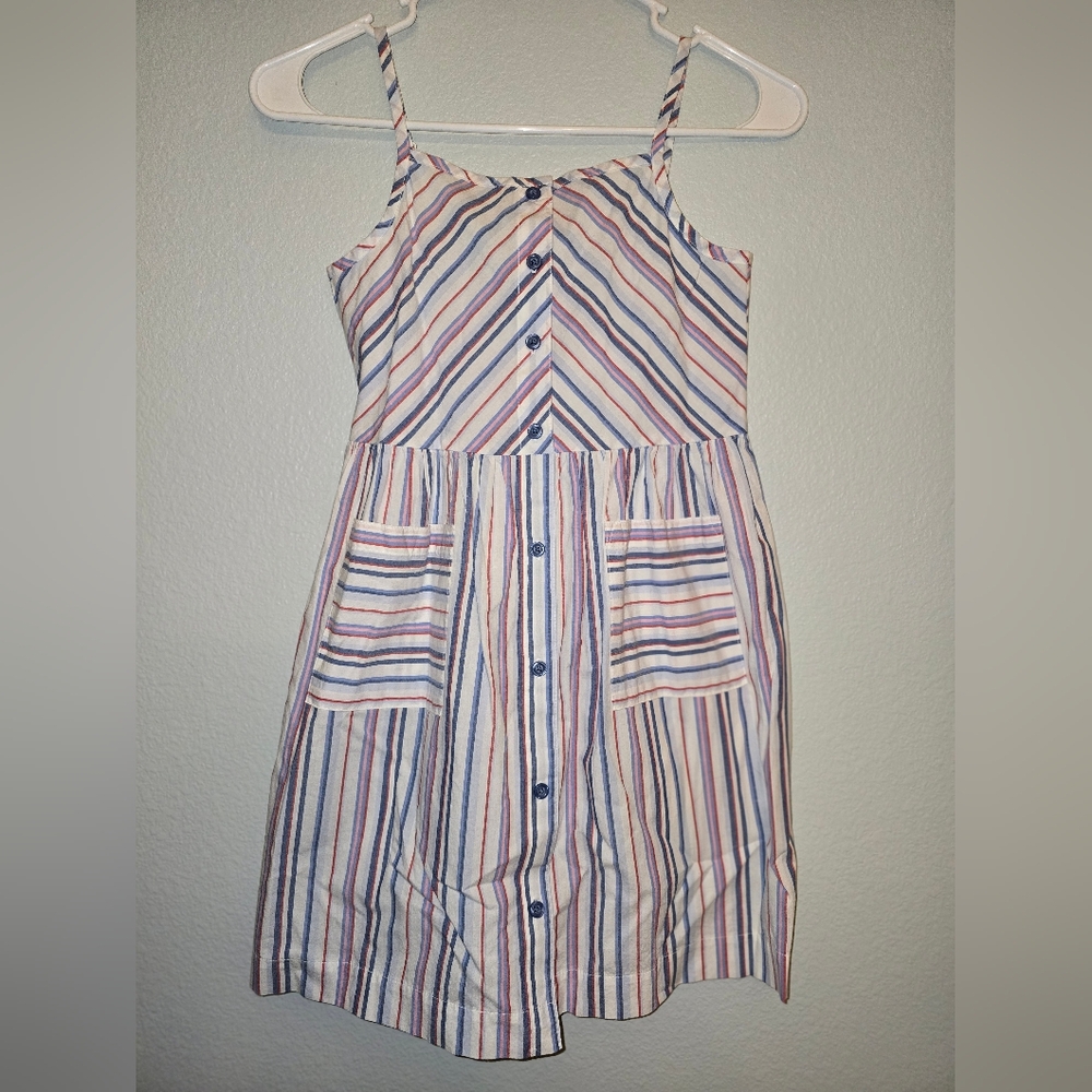 NEW Gap Kids Girls Striped Dress Size Medium